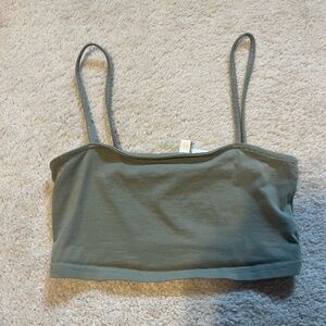 Divided Sage Green Tank Top